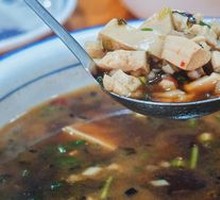 Sour Cabbage Pork Blood Tofu Soup