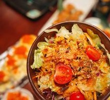 Japanese-style Crab and Wild Greens Salad