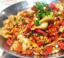 Spicy Squid in Dry Pot