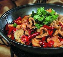 Golden Pork Intestine