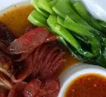 Roast Duck with Sausage Rice
