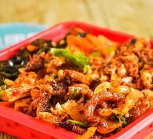 Tomato-flavored Fried Chicken Rice