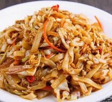 Meat and Egg Fried Noodles