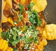 Stewed Chicken Leg in Iron Pot