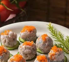 Flying Fish Roe Shrimp Dumplings