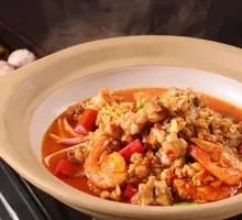 Frog and Shrimp Stew