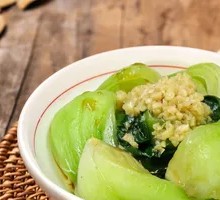 Garlic Stir-fried Shanghai Greens