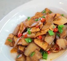 Fried Pork with Tofu Skin