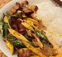 Bamboo Shoots Stir-Fried with Preserved Pork