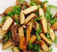 Fried Tofu with Pork Rice