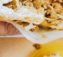 Chopped Pork in Flatbread