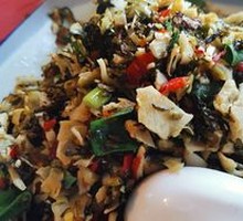 Bamboo Shoots Stir-Fried with Pickled Mustard Greens