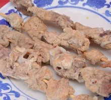 Pork Lung Skewers