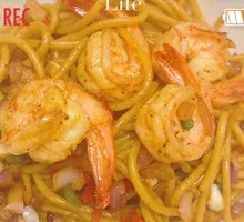 Garlic Spicy Shrimp Pasta