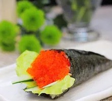 Fish Roe Hand Roll