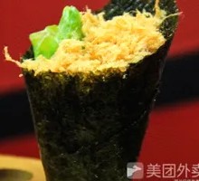 Meat Floss Hand Roll