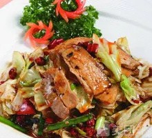 Cabbage Sichuan Pork Stir-fry