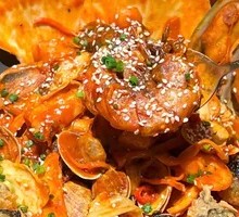 Spicy Seafood Rice Cake Stir-Fry