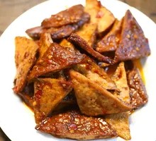 Triangular Tofu Skin Stir-fry