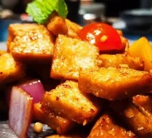Chinese Broccoli Stir-Fried with Burdock Root Slices