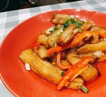 Salted Eggplant with Salted Egg Yolk