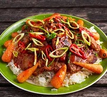 Carrot Stir-fried with Pork