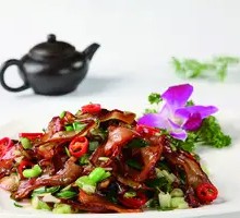 Stir-fried Cured Pork Snout
