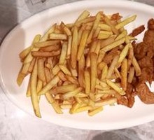Crispy Pork with French Fries