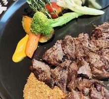 Charcoal-Grilled Angus Beef Steak