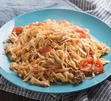 Egg Fried Knife-Cut Noodles