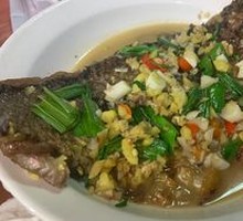 Salt-Scraped Fish