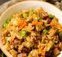 Homemade Preserved Meat Mixed Rice