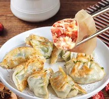 Beef and Scallion Pan-Fried Dumplings