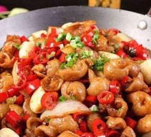 Spicy Pork Intestines Stir-fry