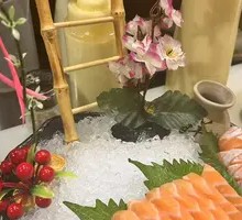 Salmon Sashimi Thinly Sliced