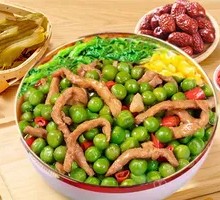 Green Bean and Pork Strips