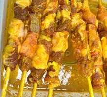 Lean Pork and Lamb Skewers