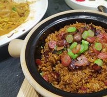 Preserved Meat and Sausage Fried Rice