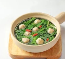 Small Chinese Cabbage Meatball Pot