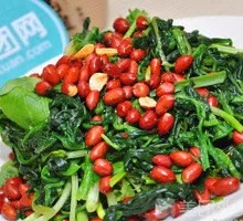 Chen Vinegar Spinach with Peanut