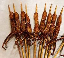 Duck Tongue Skewers