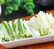 Scallion and Cucumber Strips