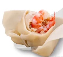 Mustard Greens Shrimp and Pork Dumplings