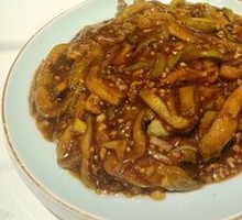 Minced Pork with Eggplant Strips