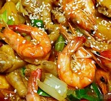 Shrimp and Chicken Claw Stew
