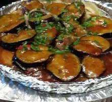 Sautéed Eggplant with Meat Filling in Black Bean Sauce