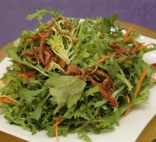Shredded Pork with Bitter Greens