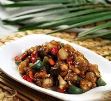 Pickled Garlic with Scallop Meat