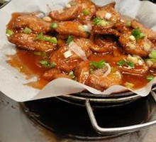 Gravy-Drizzled King Oyster Mushroom