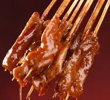 Hand-held Meat Skewers